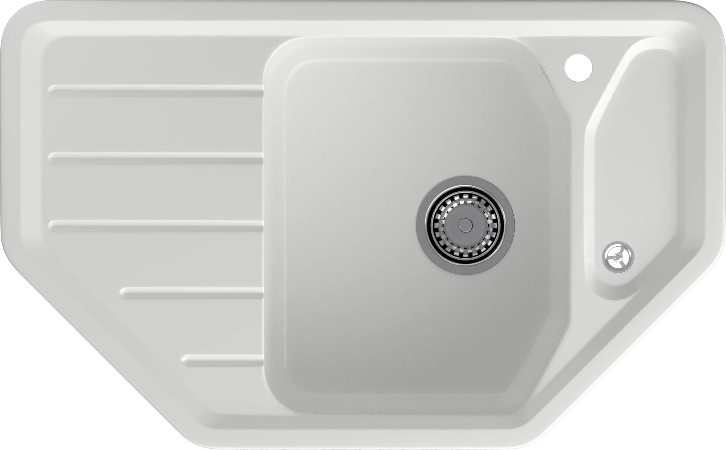 Кухонная мойка Искусственный камень CORNER S315 GranFest C-800E-S315