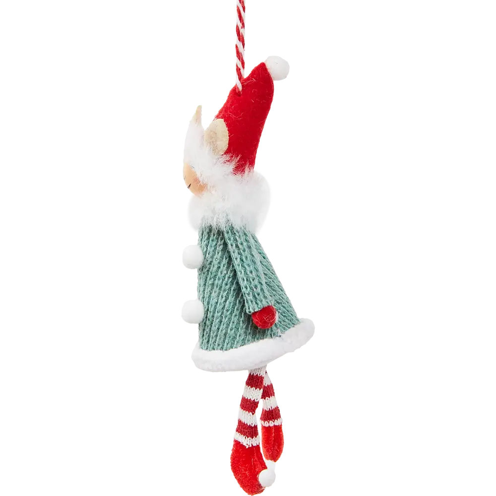 87036523 Елочная игрушка Мальчик 15x4.5 цвет красный STLM-1522647 Santreyd  - Вид №3