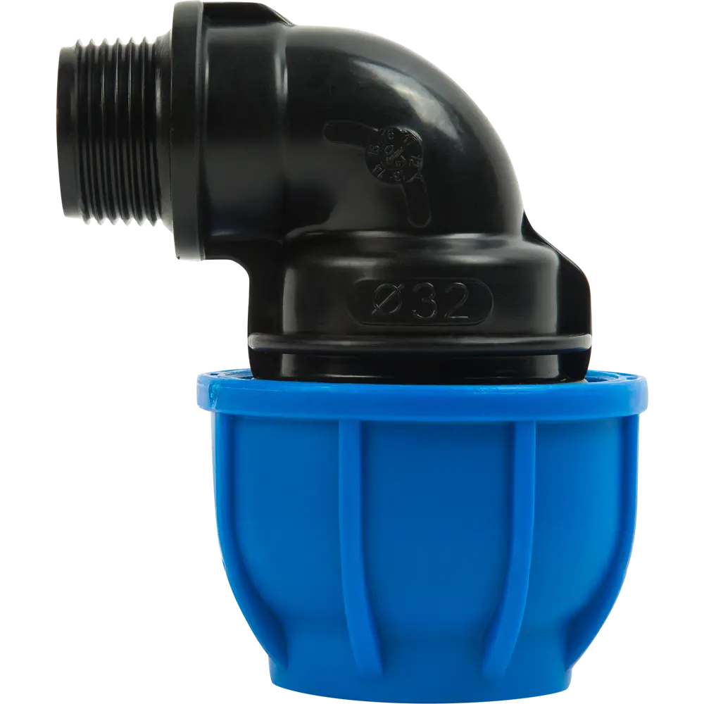 Отвод ПНД Unio ø3/4"х32 мм наружная резьба STLM-2206964 - Вид №1