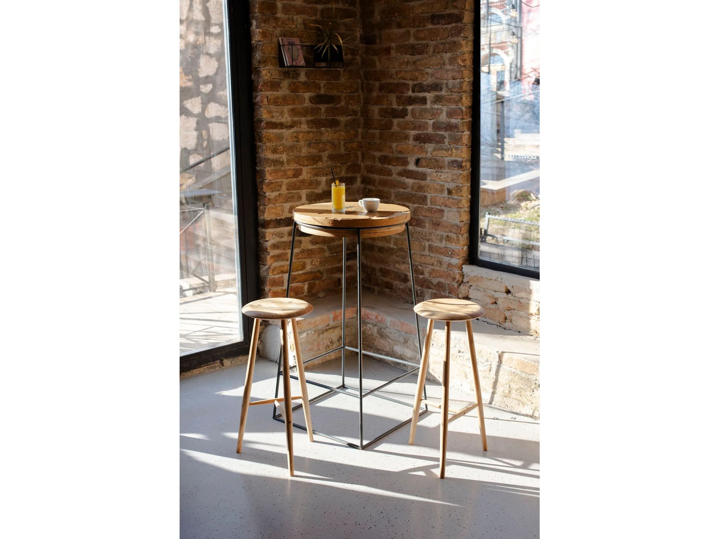 Дубовый кухонный стул с подставкой для ног Gazzda BLANC ARCH-00152485 - Вид №1