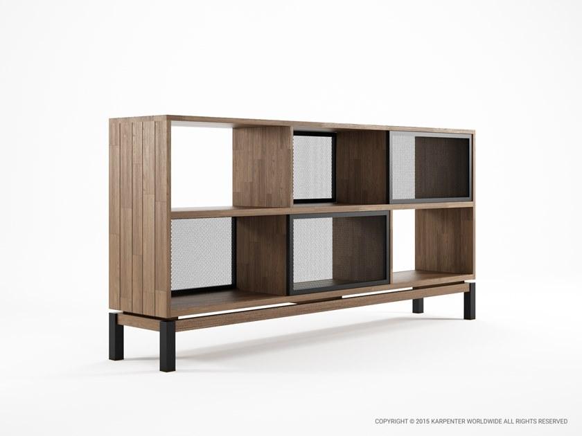 KARPENTER Комод двусторонний из тика с раздвижными дверцами Color bebop Bb04-t - Вид №1