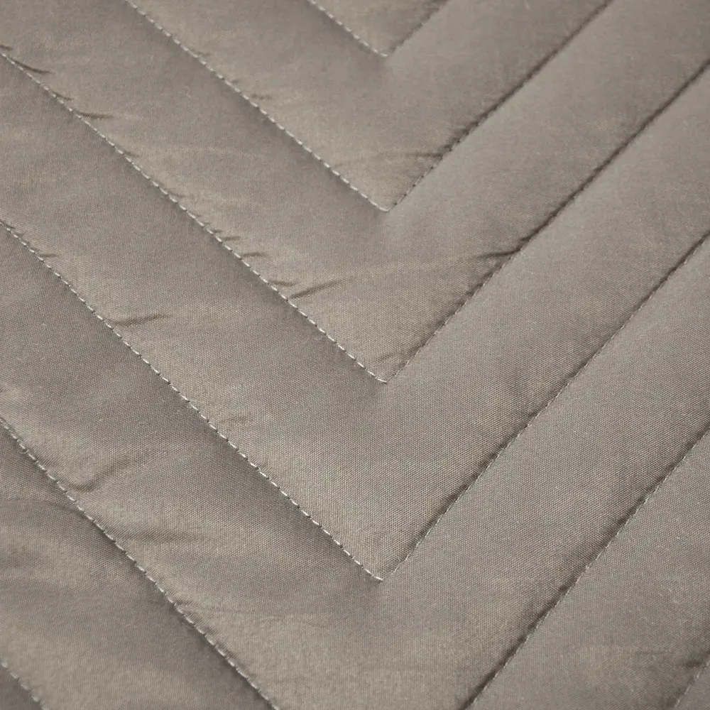 INSPIRE Покрывало Nicolosi серо-коричневое 240x200 см из микрофибры 89334496 STLM-1530360 - Вид №4