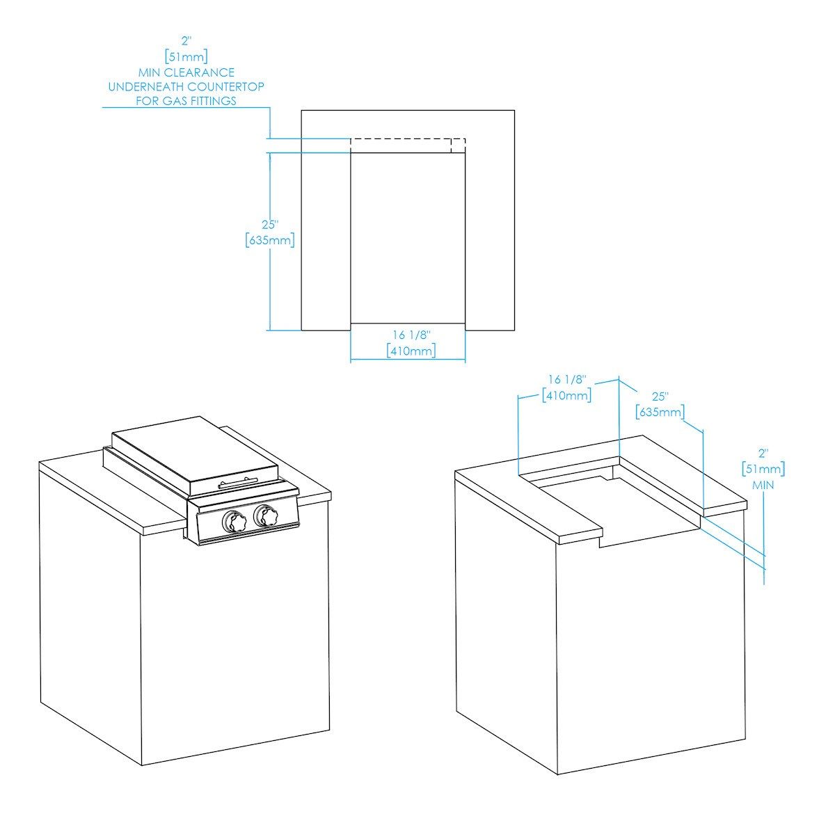 Плита из нержавеющей стали с горелкой Power Wok Kalamazoo K-CKTPD ARCH-00010380 - Вид №3