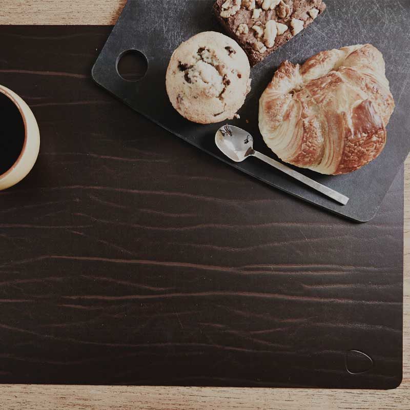 98894 BUFFALO brown подстановочная салфетка прямоугольная 35x45 см, толщина 2мм;LIND DNA  - Вид №1