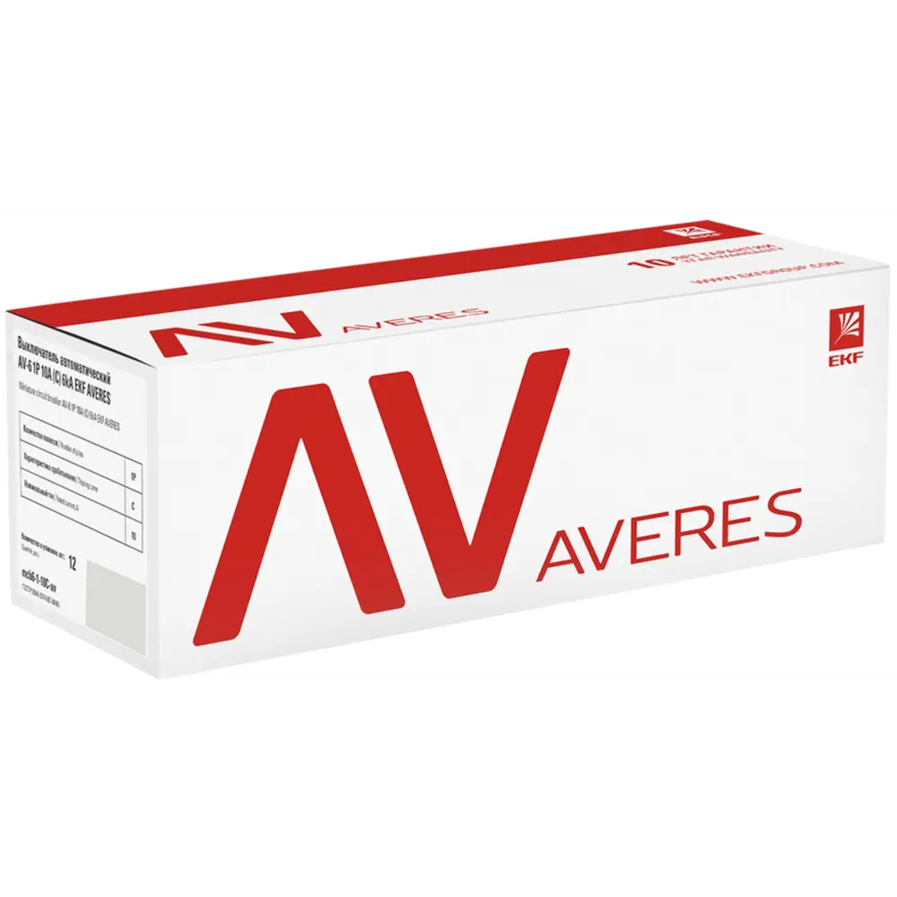 Автоматический выключатель EKF AV-6 1P для защиты электросети 84579868 STLM-0052230 - Вид №3