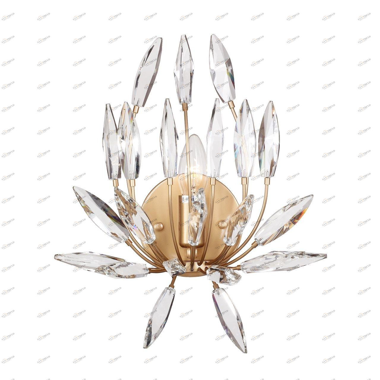 Бра Favourite Feerie 1933-1W FAVOURITE ФЛОРИСТИКА 079134 Золото;прозрачный 