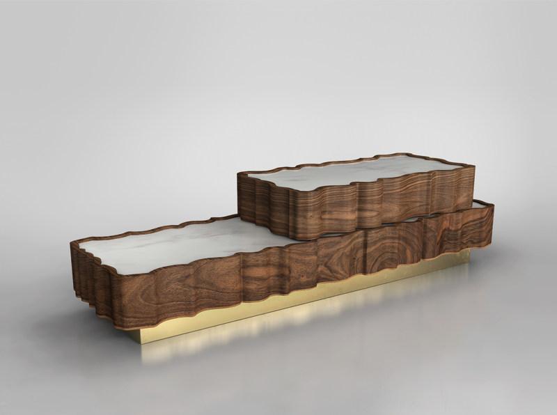 Il Pezzo Mancante Журнальный столик из массива дерева для гостиной Il pezzo 2 sun-id-1481754 - Вид №1