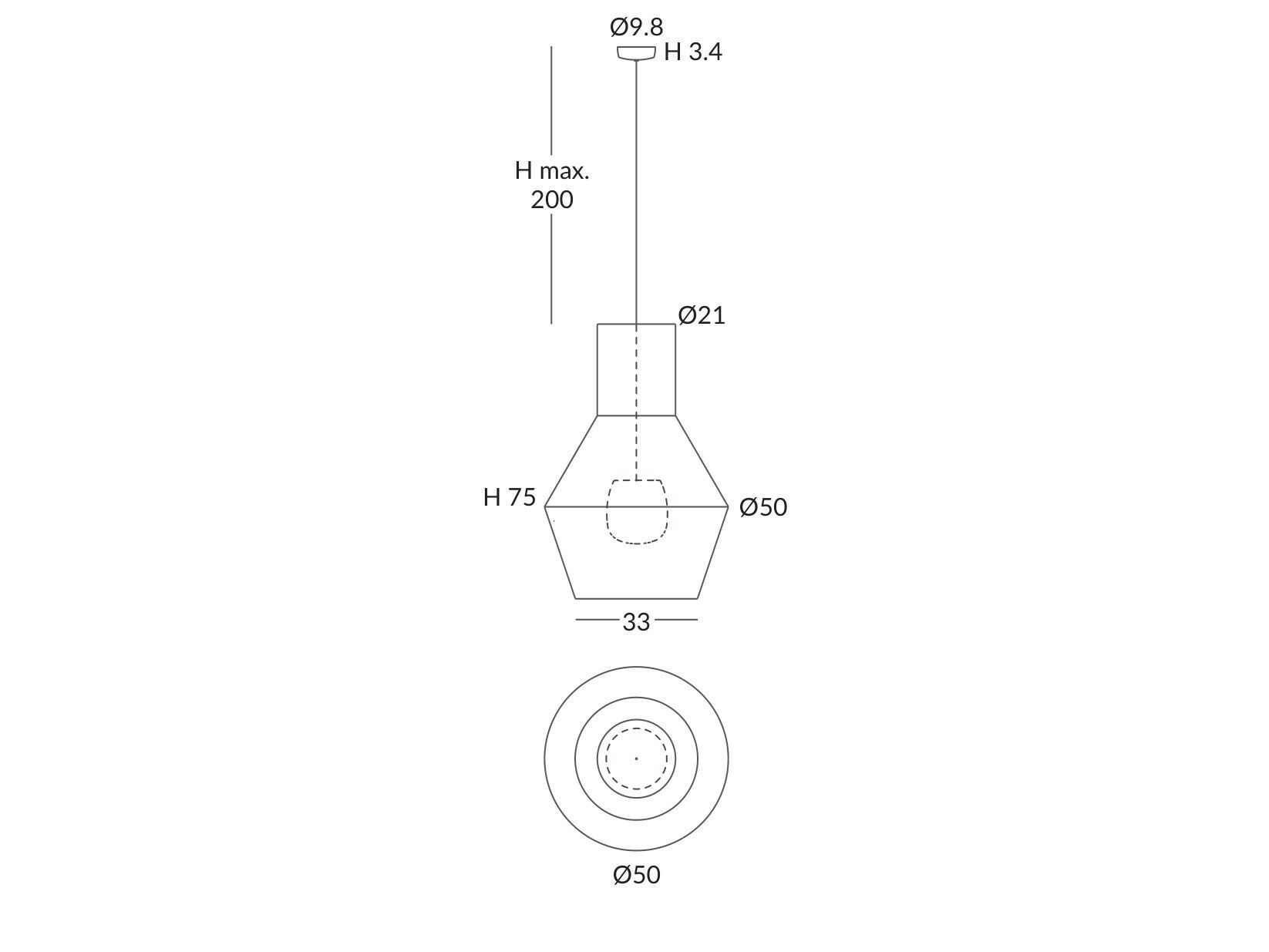 Открытый светодиодный подвесной светильник Olé Lighting Tina ARCH-00045284 - Вид №3