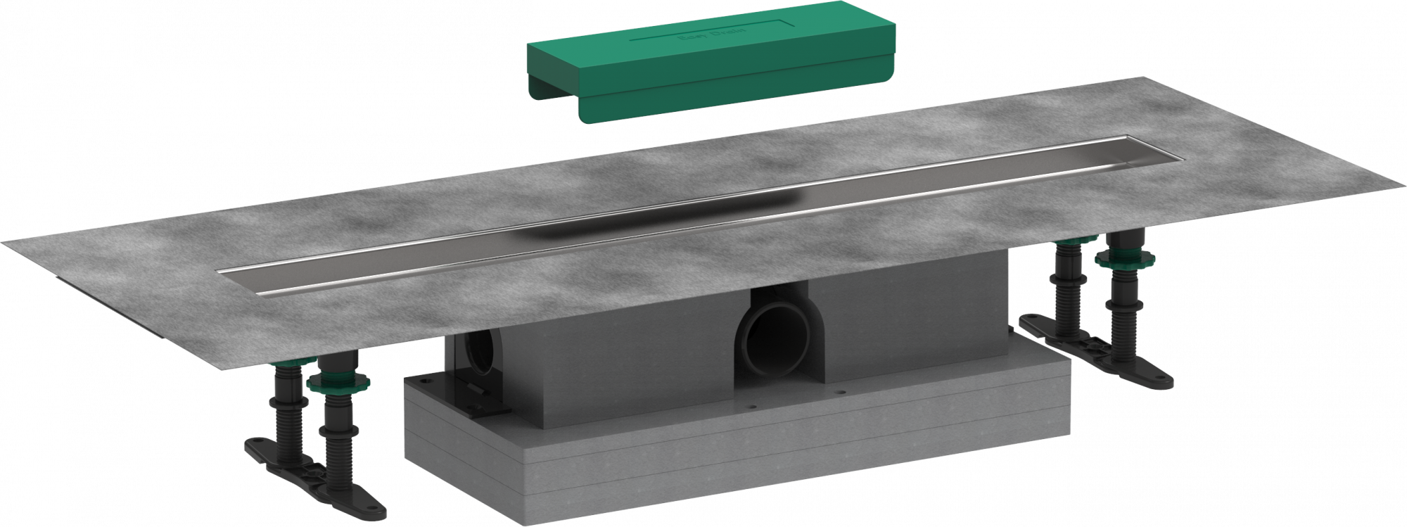 56023180 uBox universal Полный комплект для стандартной установки - 700 для отделочных комплектов душевых желобов Hansgrohe 