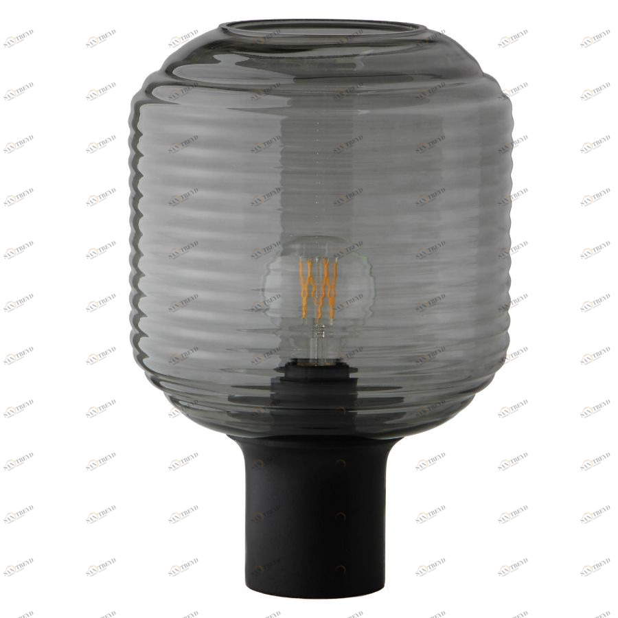 Лампа настольная Honey, D26 см, серая Frandsen 25442705011