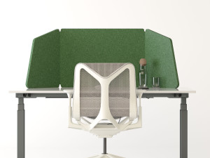 Отдельно стоящая панель перегородки стола