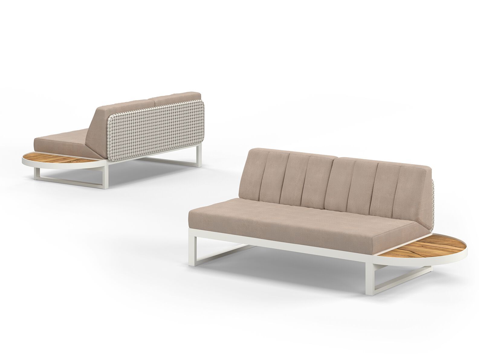 2-местный модульный тканевый диван с журнальной стойкой MAMAGREEN Munia ARCH-00077745 - Вид №12