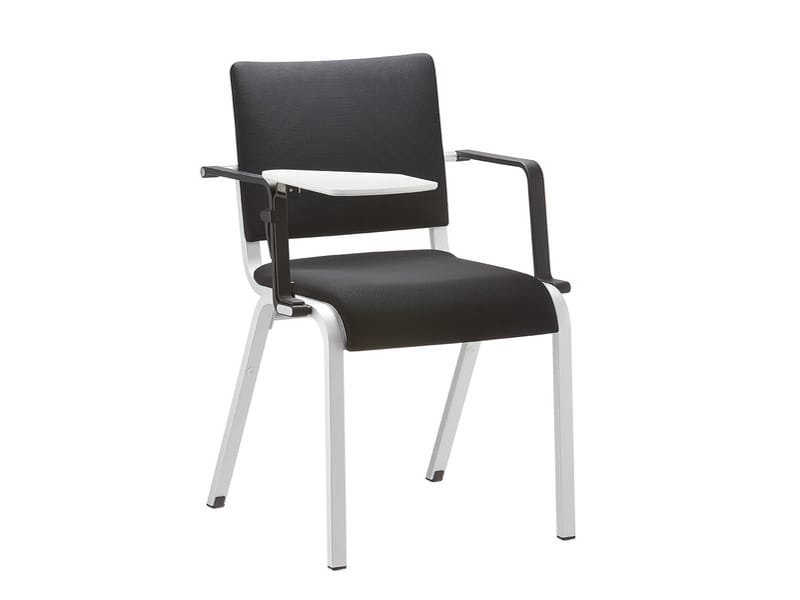 Штабелируемый стул для конференций из ткани с подлокотниками Brunner ALITE ARCH-00131588 - Вид №1