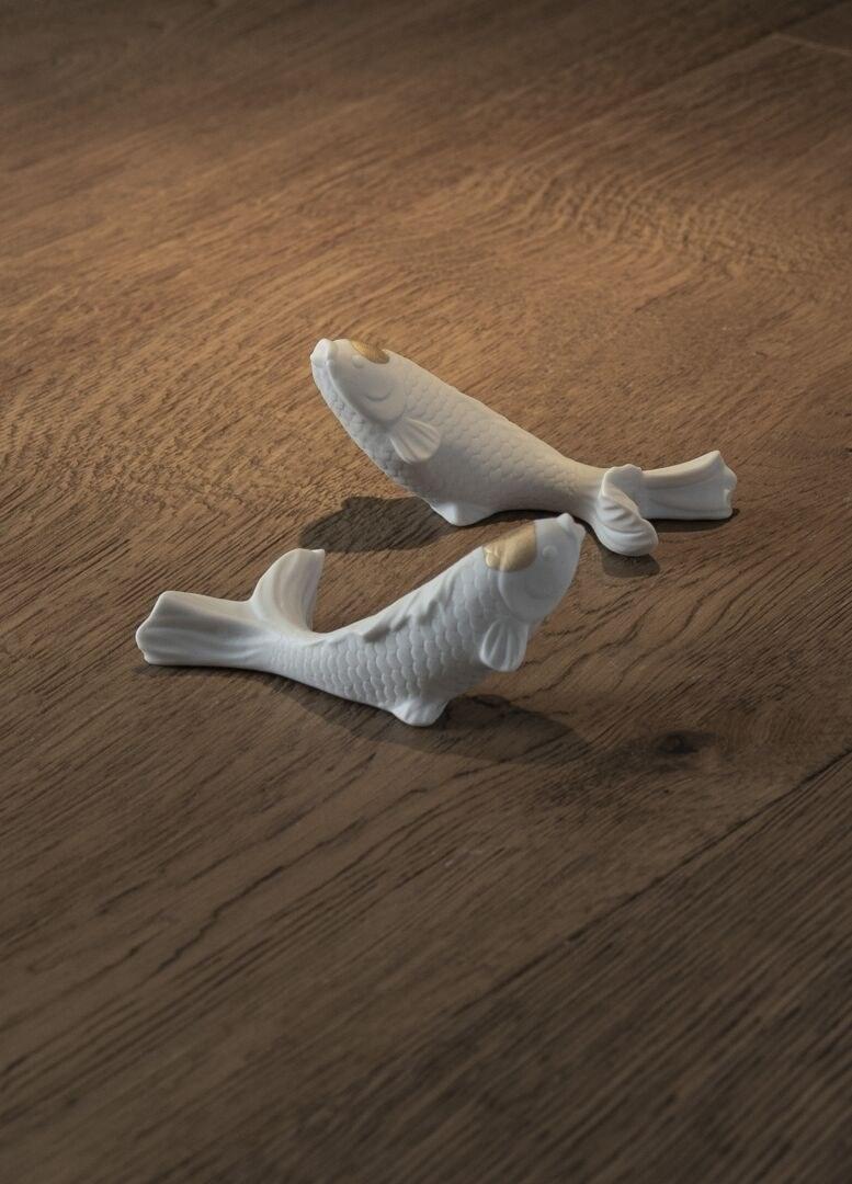 Lladró Подставка для палочек из фарфора Koi 01009461 - Вид №2