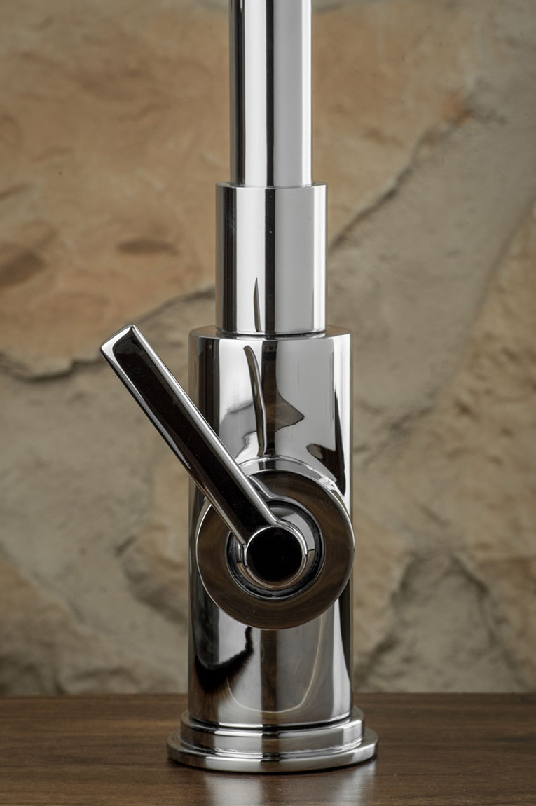 3430 Смеситель для мойки Pull-Down на одно отверстие с боковой душевой лейкой Nicolazzi Series Modern  - Вид №4