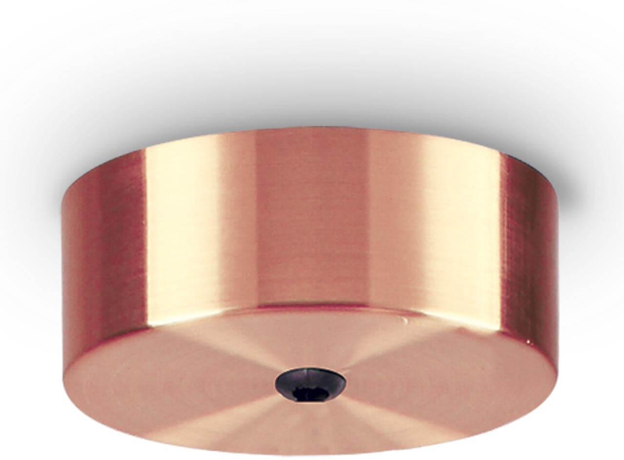 Rosone Magnetico 1 Luce Rame Brunito Основание для светильника 249315 Ideal Lux Rosone Magnetico