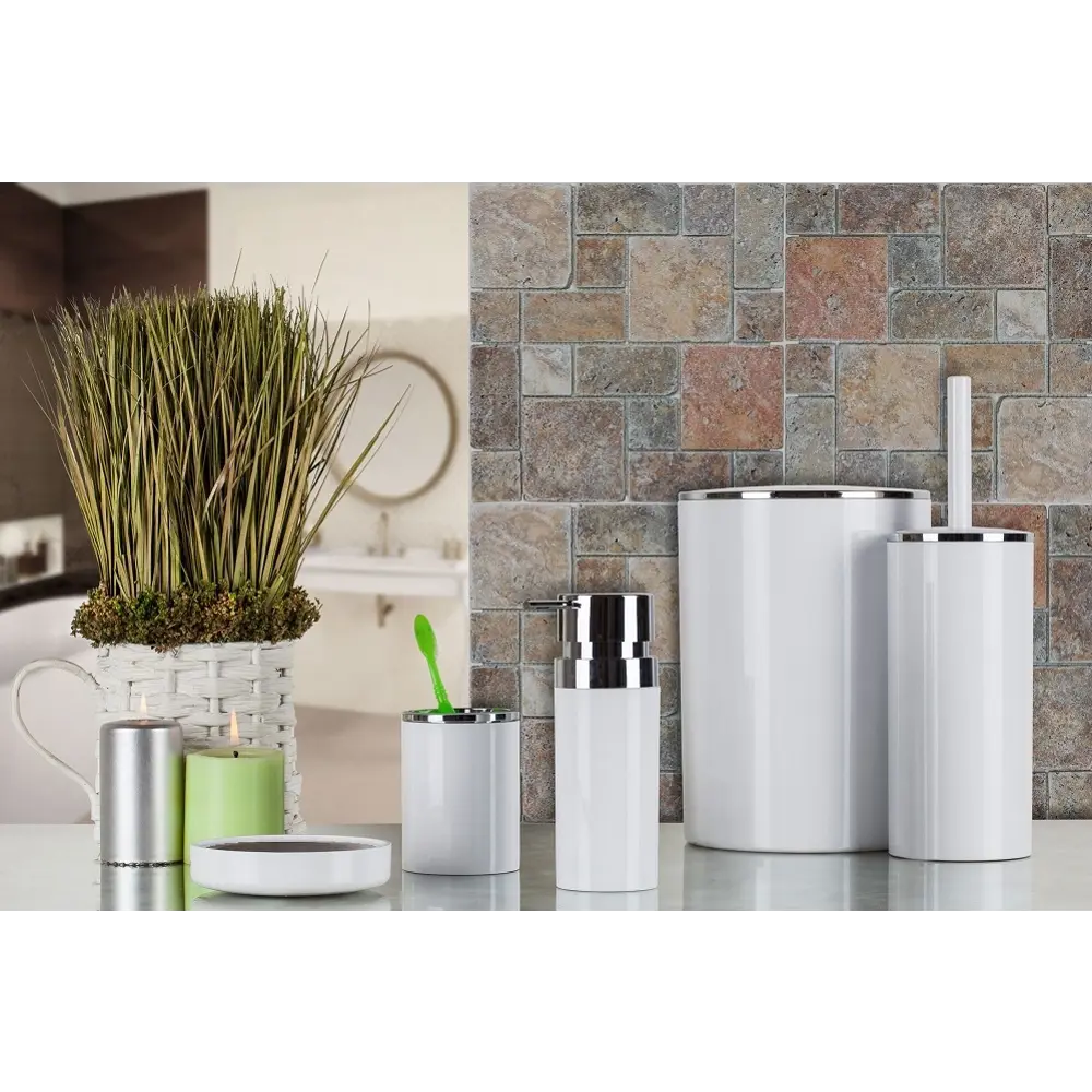 Мыльница настольная «Lenox» цвет белый PRIMANOVA STLM-2016433 - Вид №1