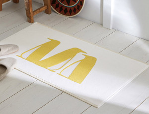 MAT_BANQ_M Коврик для ванной 50/90 хлопок махра 900 гр Blanc des Vosges