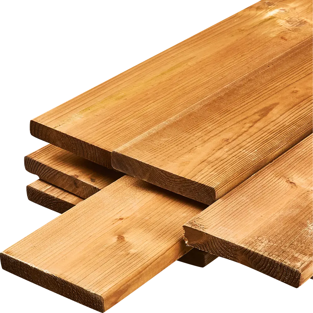 Планкен импрегнированный 20x120x3000 мм хвоя прямой с фаской угла РУСШПАЛА STLM-2144393 - Вид №2