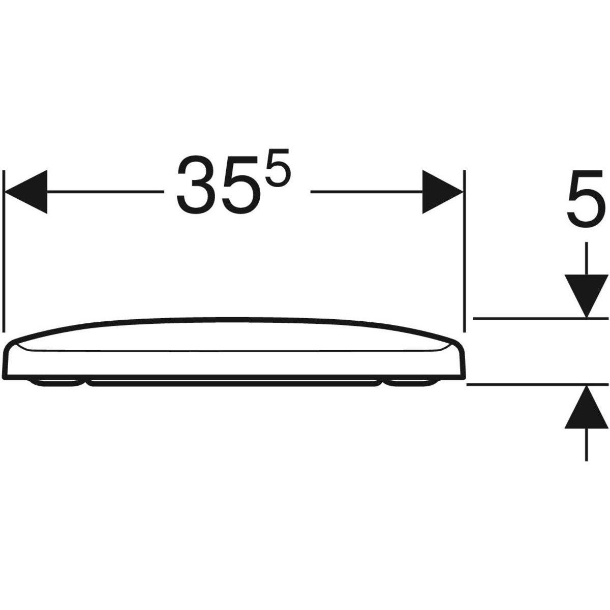 Сиденье унитаза duroplast Geberit SELNOVA SQUARE ARCH-00137018 - Вид №6