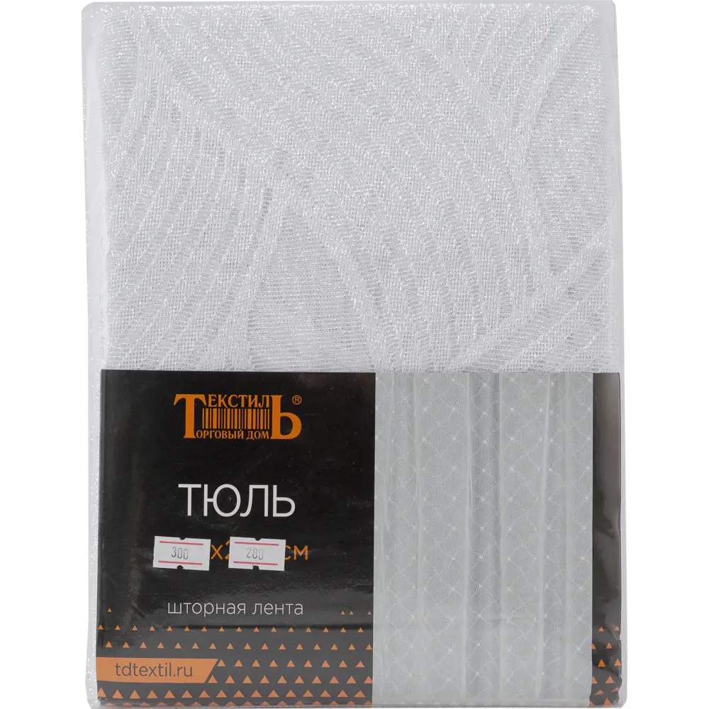 Тюль на ленте «Листок», 300х280 см, мотивы, цвет белый ТОРГОВЫЙ ДОМ ТЕКСТИЛЬ STLM-2042072 - Вид №4