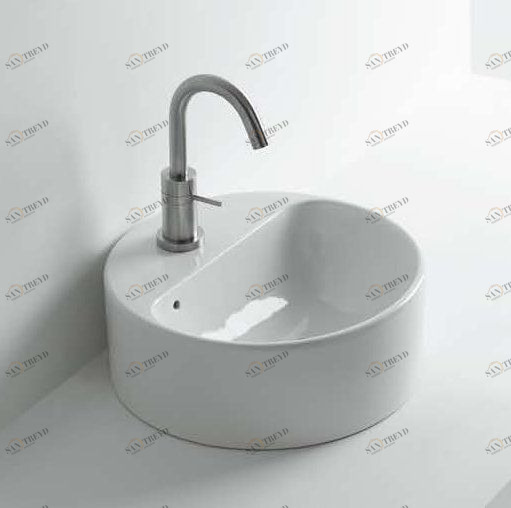 41681 Накладная раковина на столешницу  овальная Santreyd 