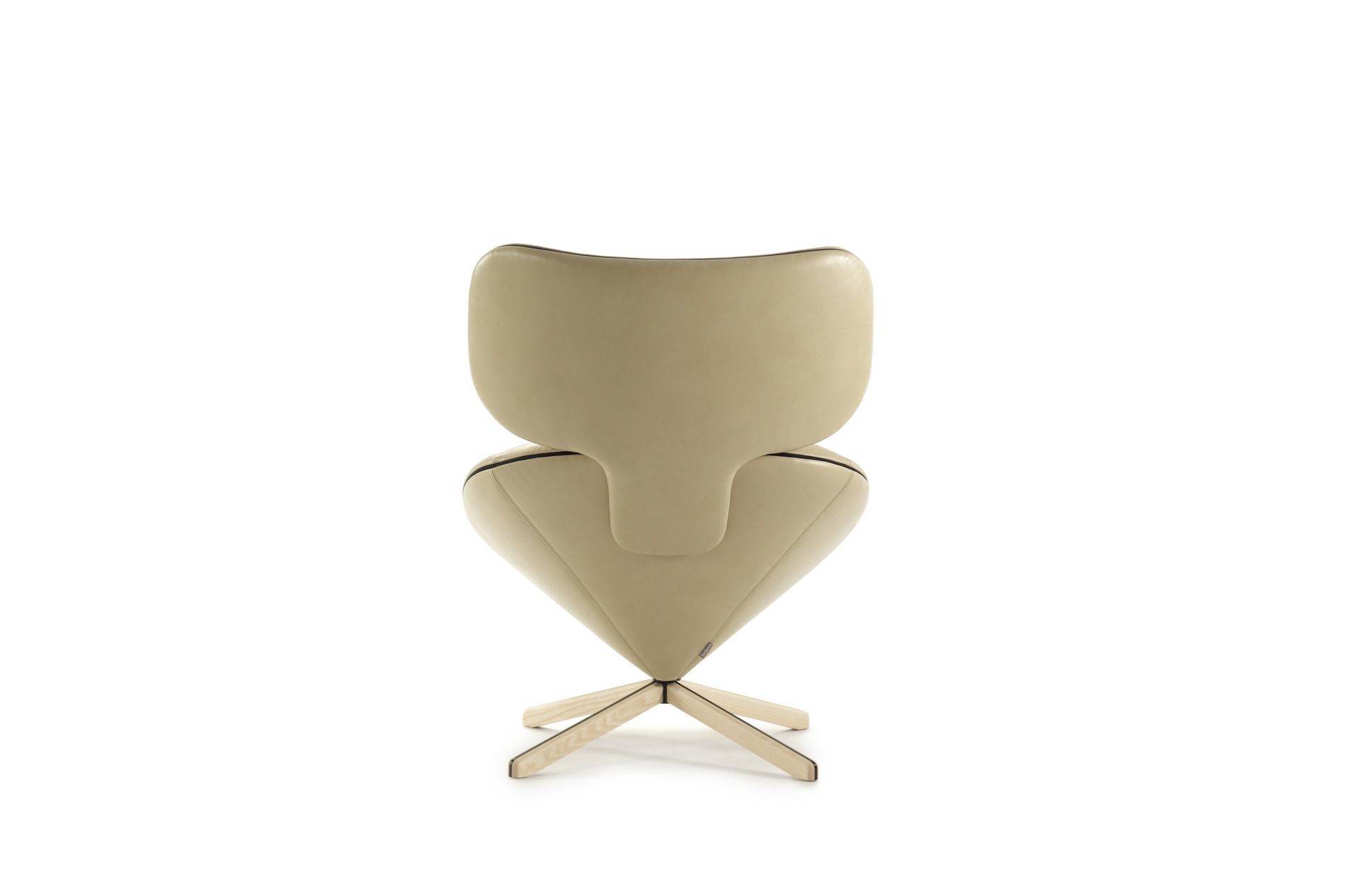 Спицевое кожаное кресло с подголовником SANCAL ARCH-00138039 - Вид №1