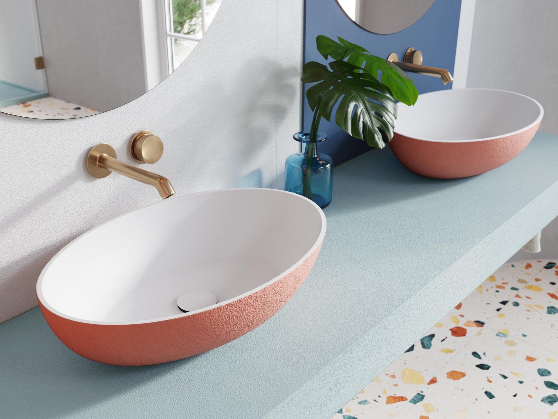 Овальная столешница из Акрона© Acquabella On top ARCH-00022304