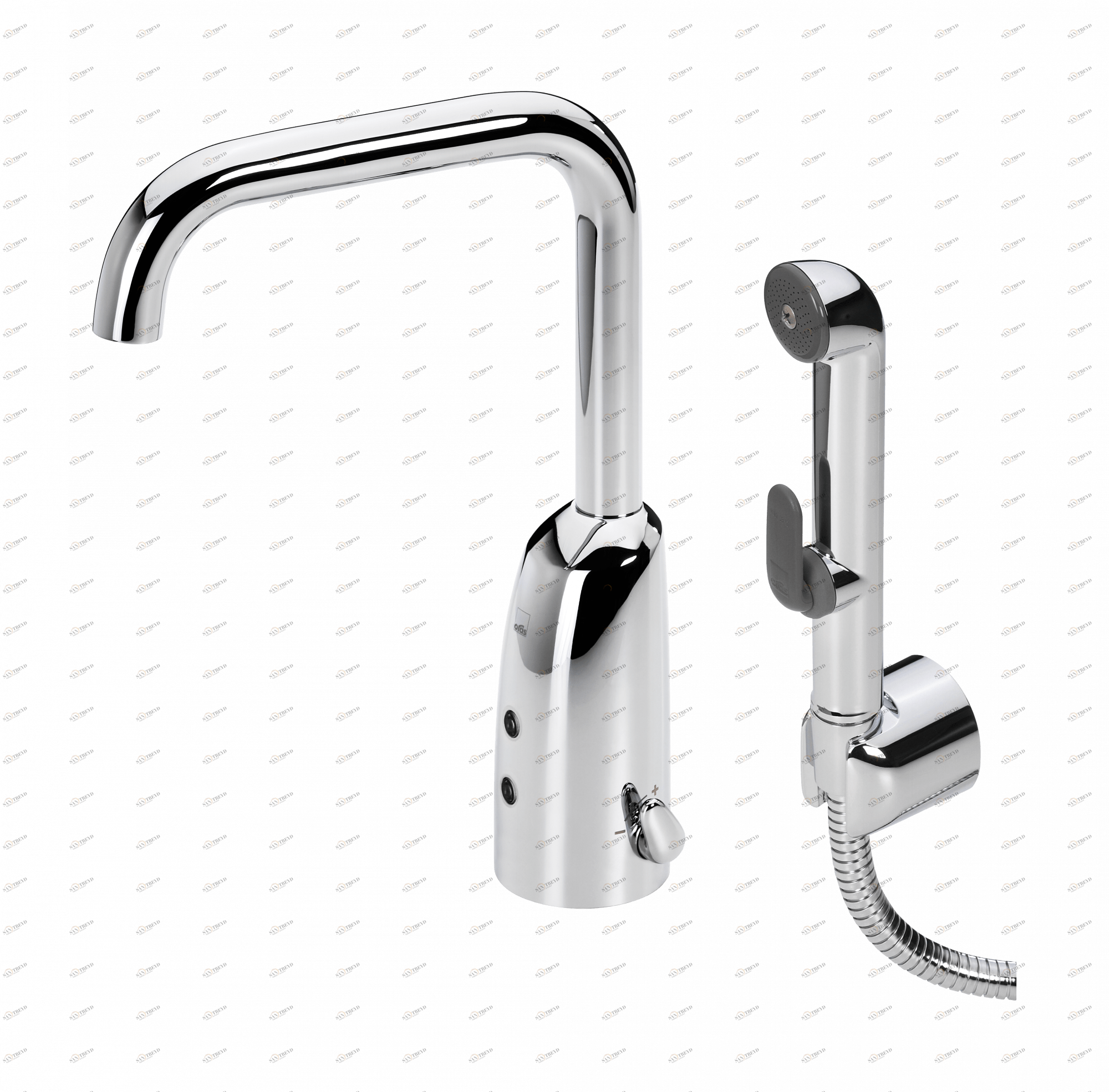 Oras 6333FZ Смеситель для умывальника, 6 V, Bluetooth 6333FZ Electra Хром 