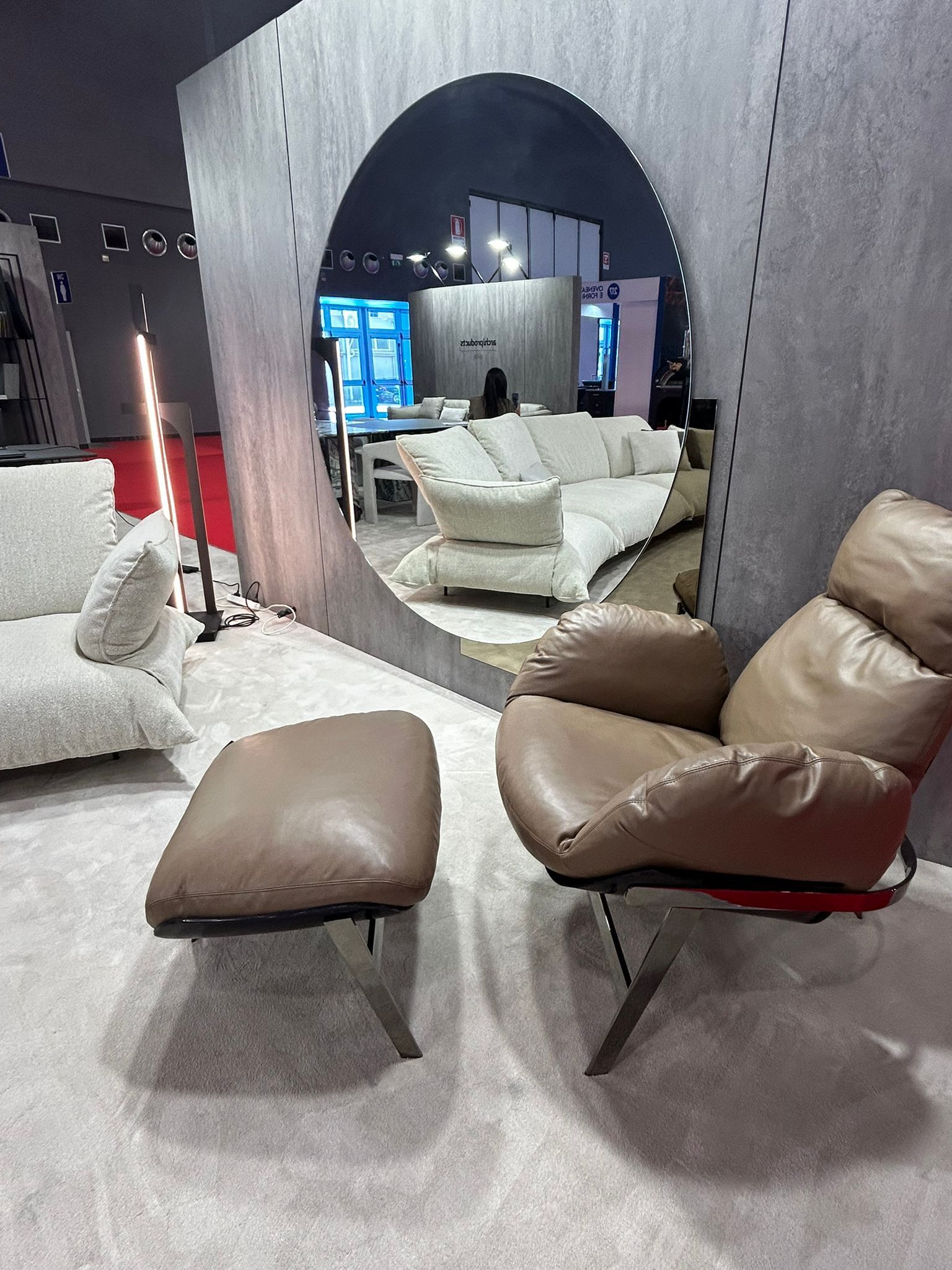 Настенное круглое зеркало In Stock Arketipo ARCH-00051332 - Вид №1