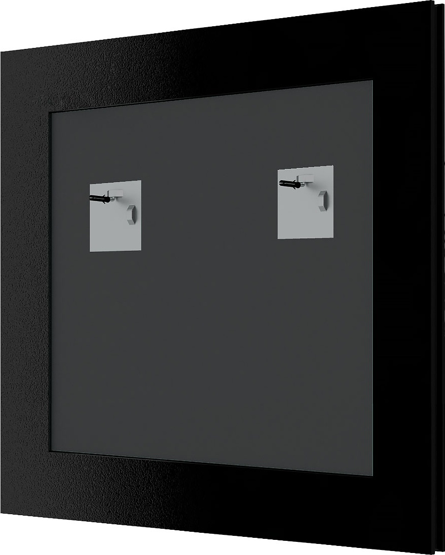 BY 3143 Зеркало в багетной раме - версаль бронза 64 mm EVOFORM Definite - Вид №1