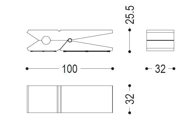 Кедровая скамья Riva 1920 MOLLETTA KIDS ARCH-00120909 - Вид №2