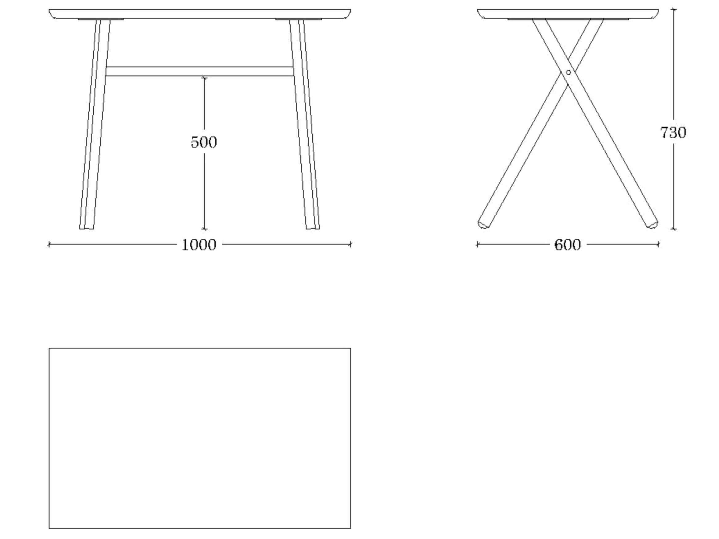 Прямоугольный стол из стали и дерева ONDARRETA Bai ARCH-00142436 - Вид №2