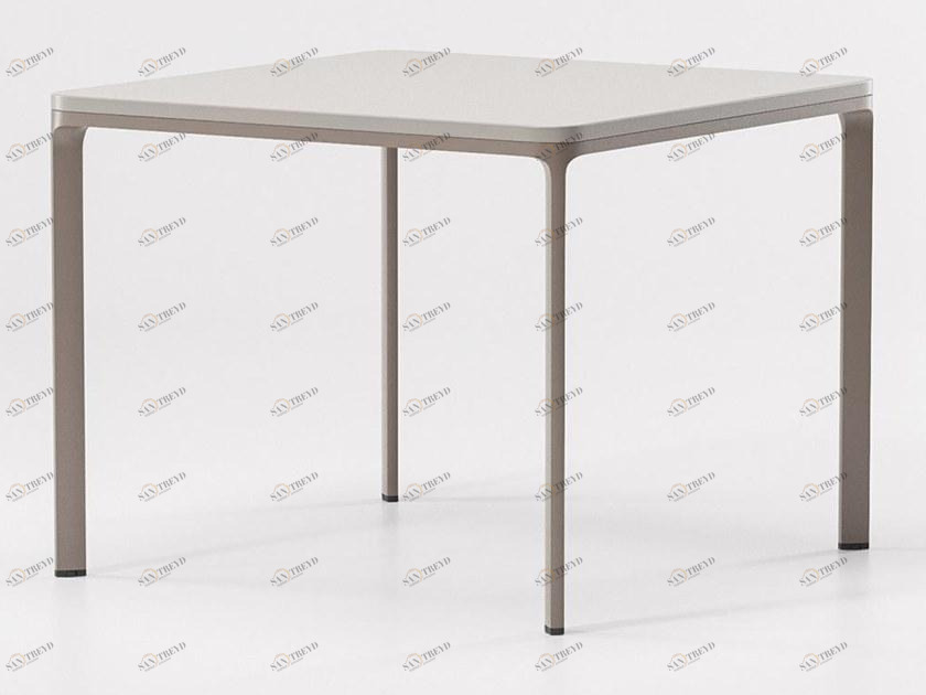 Kettal Квадратный каменный садовый стол Park life #11706