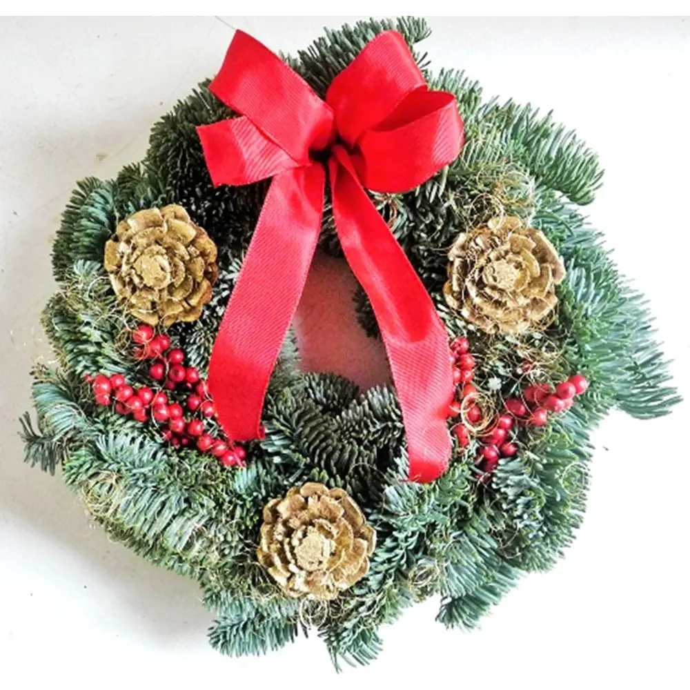 Венок рождественский с бантом Santreyd STLM-2206602