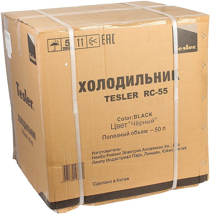 8106127 Холодильник компактный   Tesler RC-55 черный STDN-0114513 - Вид №6