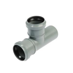 90654208 Тройник канализационный D50 мм 90° STLM-0324472 FLEXTRON