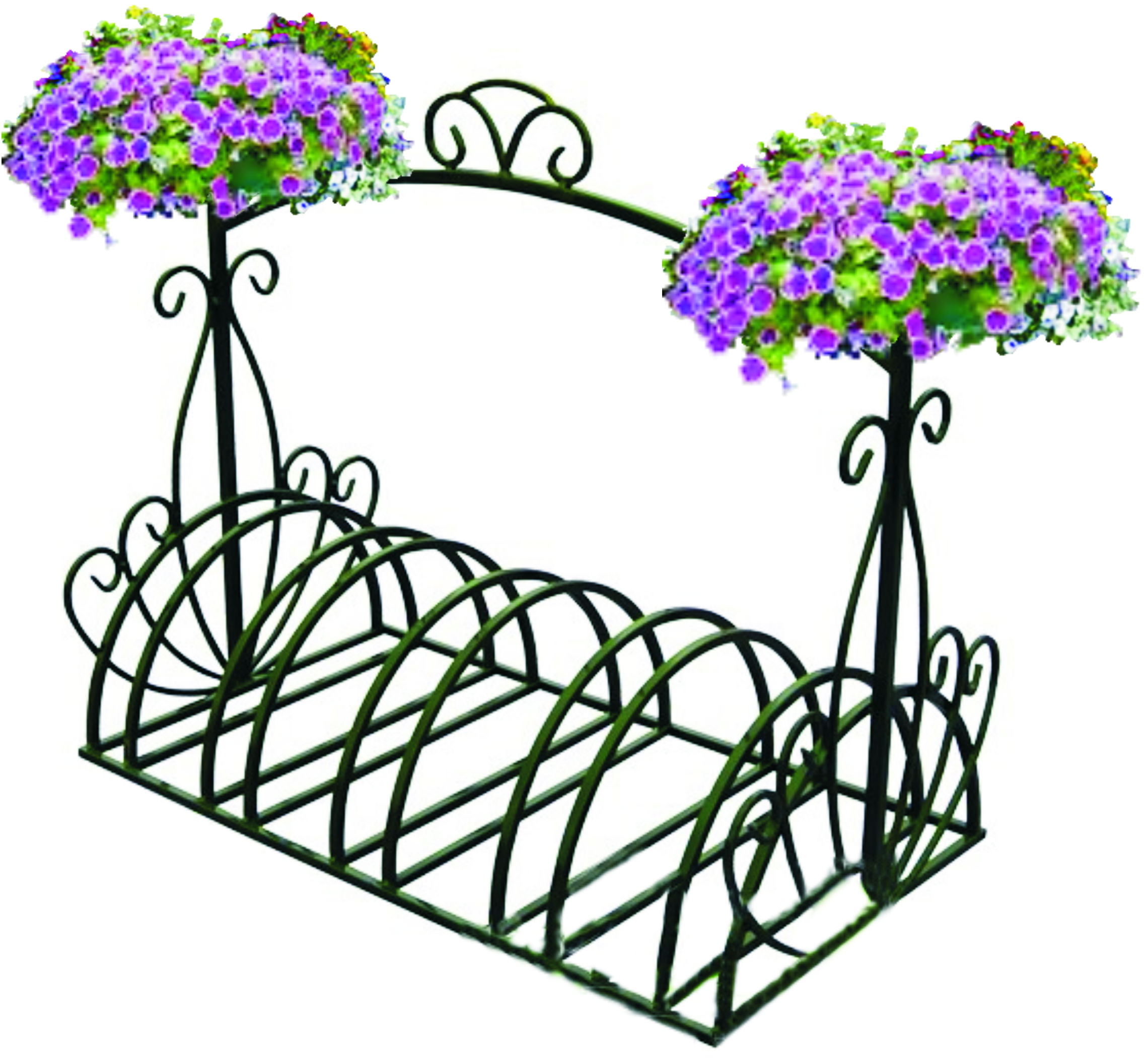 DN101-VO.VP ДИОН, велопарковка с кашпо вертикального озеленения LAB.Space  - Вид №1