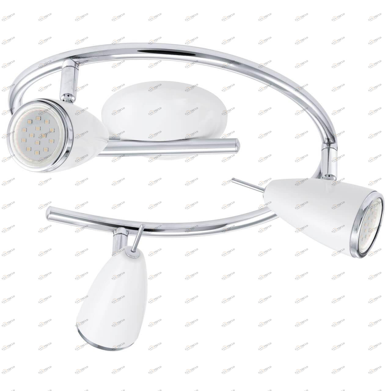 Спот потолочный цвета хром Eglo Riccio 2 93132 EGLO RICCIO 00-3891053 Хром