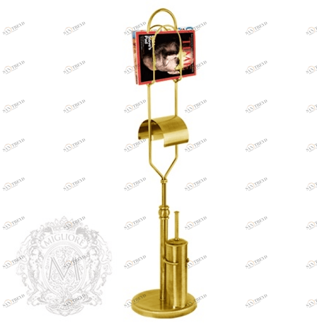 Стойка многофункциональная MIGLIORE Giornale CS.GRL-480.DO - золото ML.COM-50.480.DO
