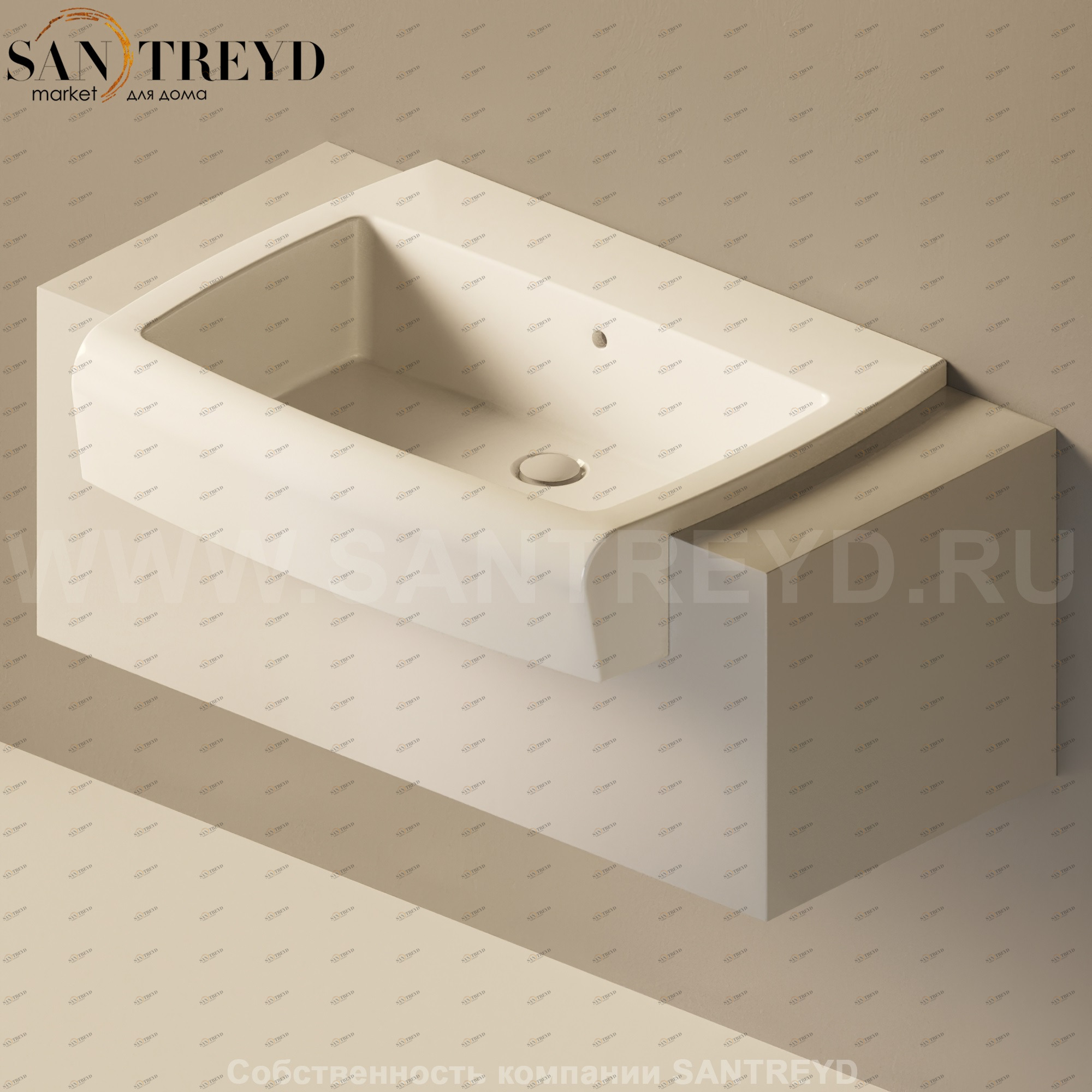 Flaminia UNA Консоль для раковины от 100 до 200 см серая UNA75C1.7047 Ceramica Flaminia UNA75C17047