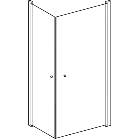 500.966.00.5 Прямоугольная душевая перегородка IDO Showerama 10-02 Geberit  - Вид №1