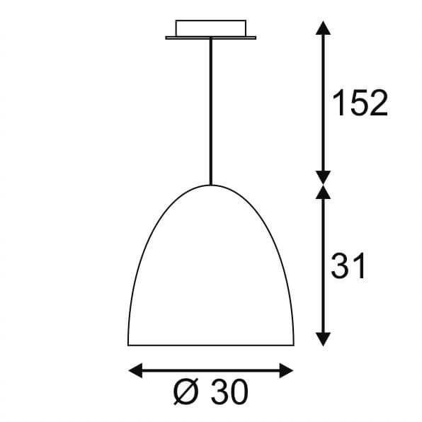 Подвесной светильник аллюминиевый черный Para Cone 133060 SLV ДИЗАЙНЕРСКИЕ, PARA CONE 00-3889725 Черный  - Вид №1