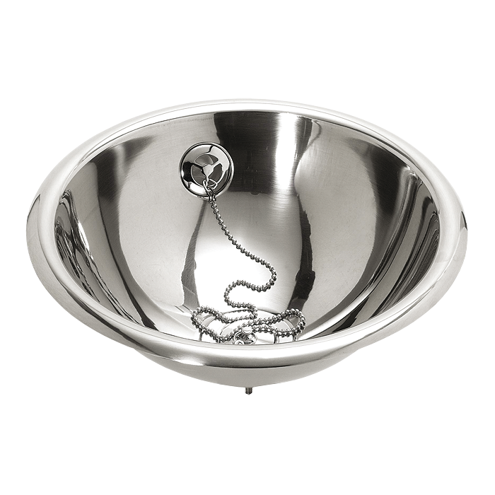 93440 Нержавеющий углублённый круглый умывальник, Ø 320 мм SANELA 