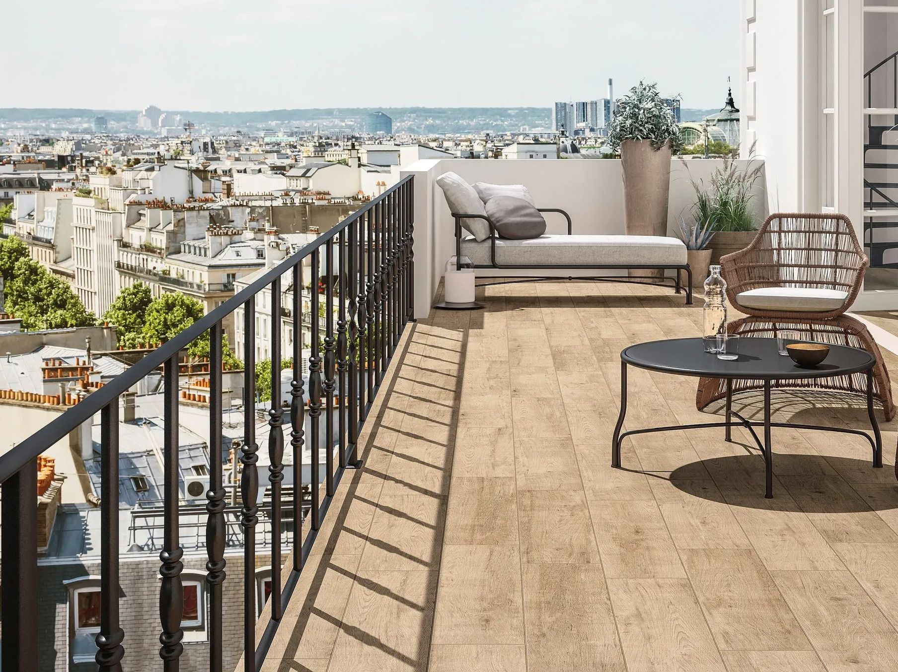 Напольное покрытие из керамогранита под дерево Fiandre Bois urbain ARCH-00055607