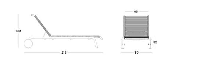 Садовая кровать с откидной веревкой с колесами Vincent sheppard ARCH-00074648 - Вид №3