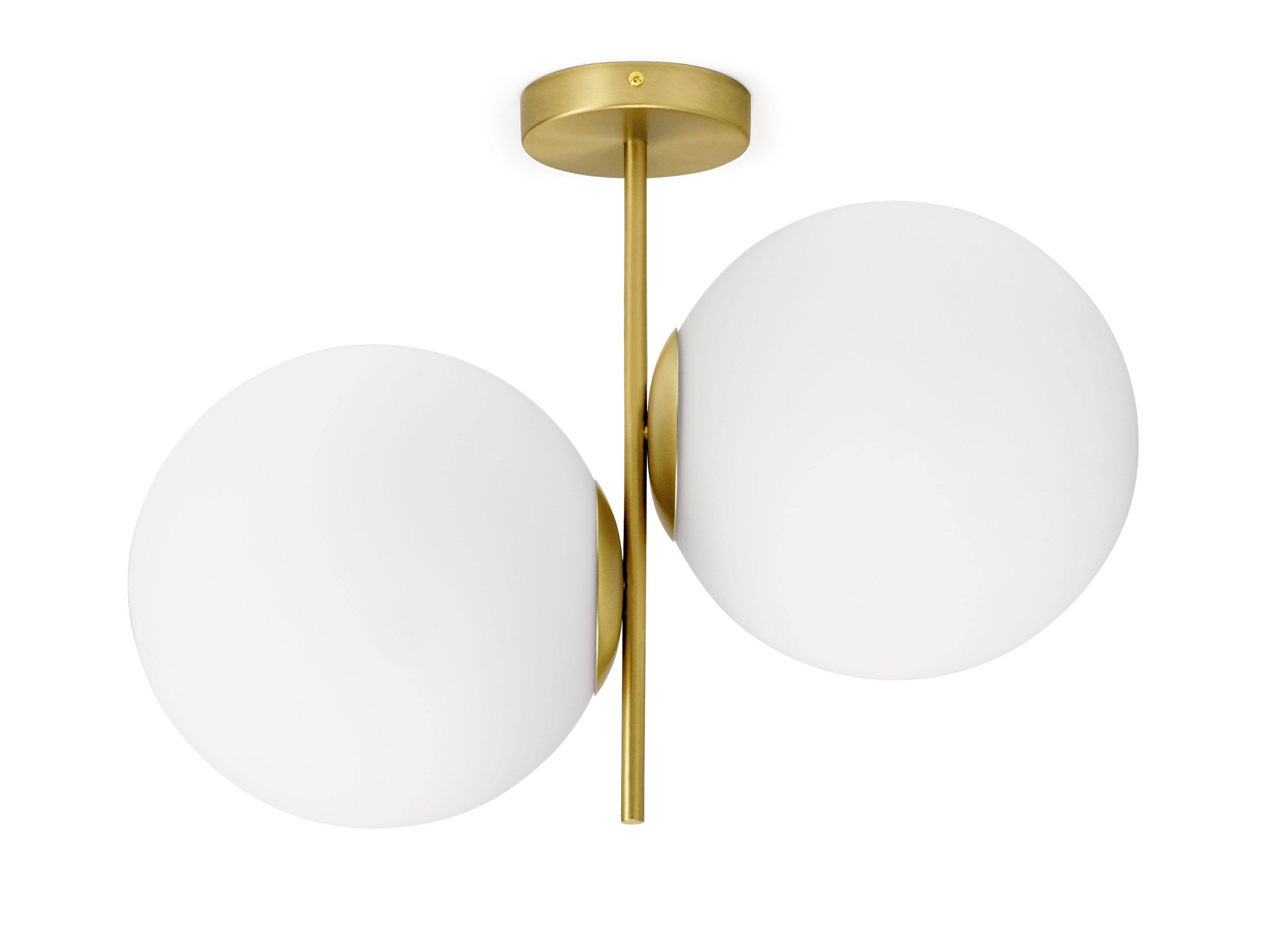 Потолочный светильник из опалового стекла и металла Miloox Jugen ARCH-00152256