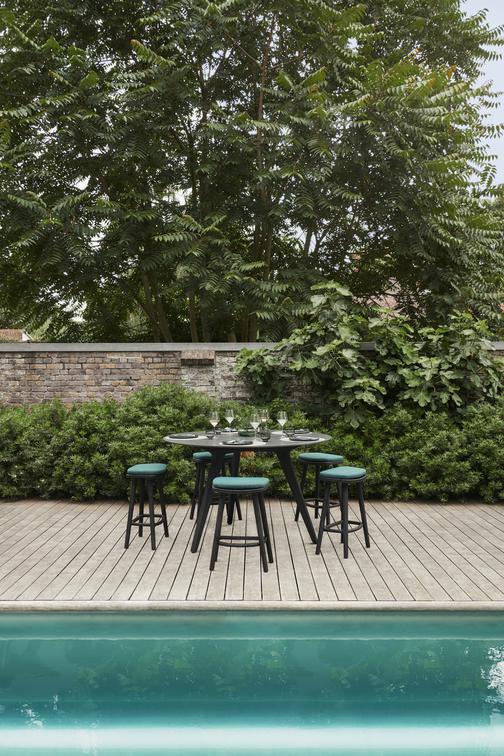 MNST964 Обеденный стол teak 264см x 118см Manutti Torsa - Вид №9