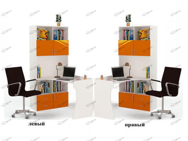 Стол-стеллаж ABC-KING Champion правый , оранж 4631148150287