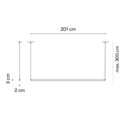 Алюминиевый светодиодный подвесной светильник Vibia Sticks Solo ARCH-00085836 - Вид №5